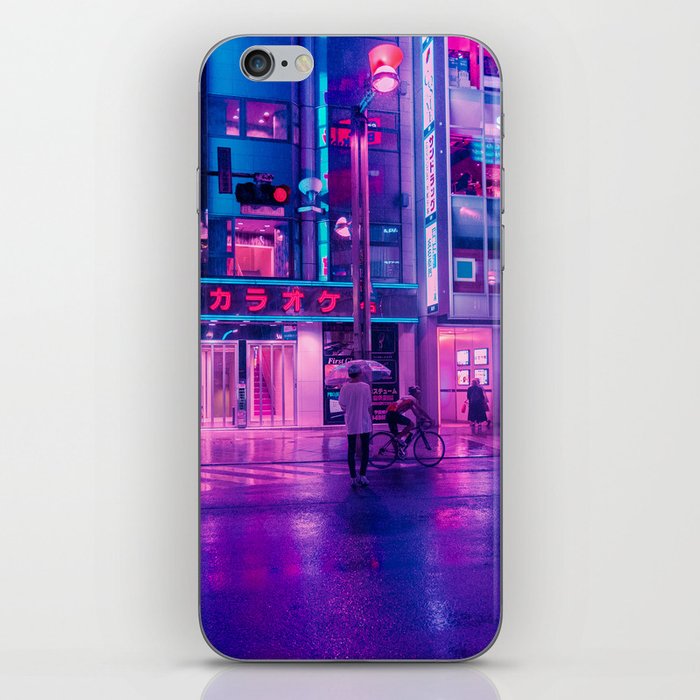Link to Buy Neon Nostalgia iPhone Skin on Society 6 created by Himanshi Shah
